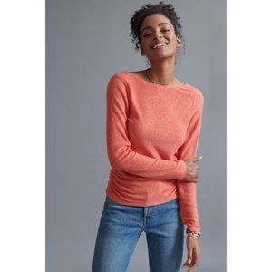 Anthropologie | NWT Rhea Boat-Neck Top